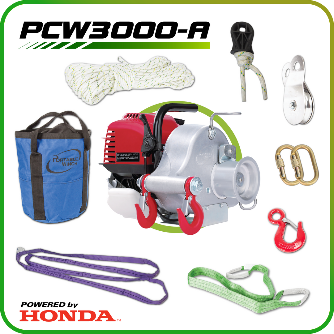 GX35 Petrol-Powered Portable Winch