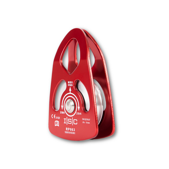 Poulie latérale simple en aluminium - 1 x 63 MM (2-1/2")