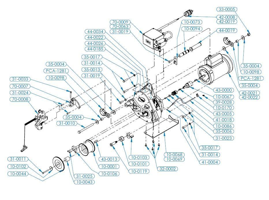 PCT1800 Spare Parts
