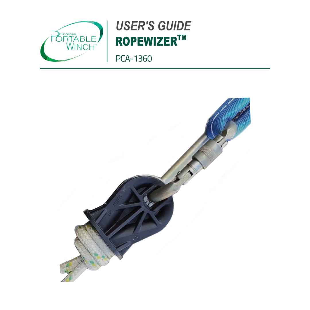 RopeWizer<sup>TM</sup> - INSTRUCTIONS