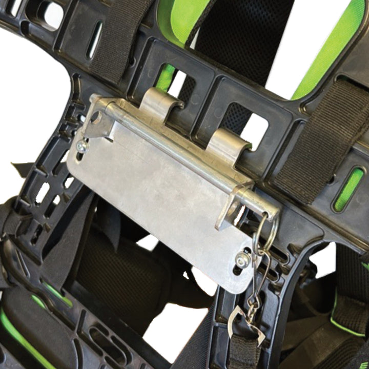 Molded pack frame for winches