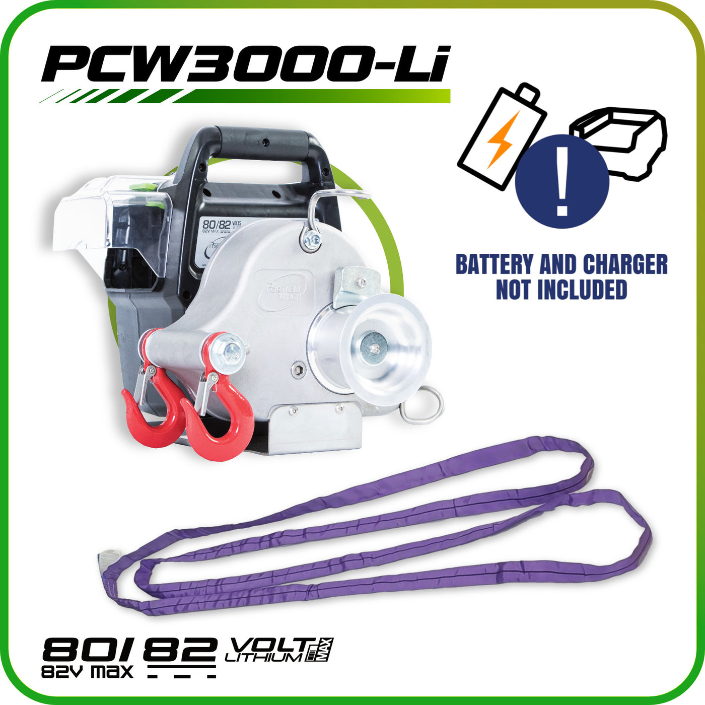 Treuil PCW3000 PORTABLE WINCH chasse et loisirs