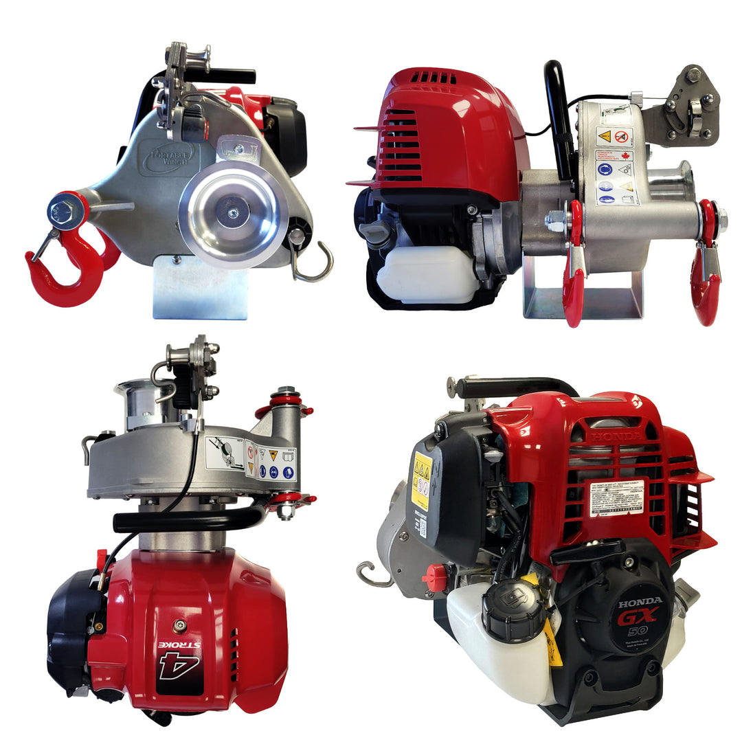 GX50 Petrol-Powered Portable Winch