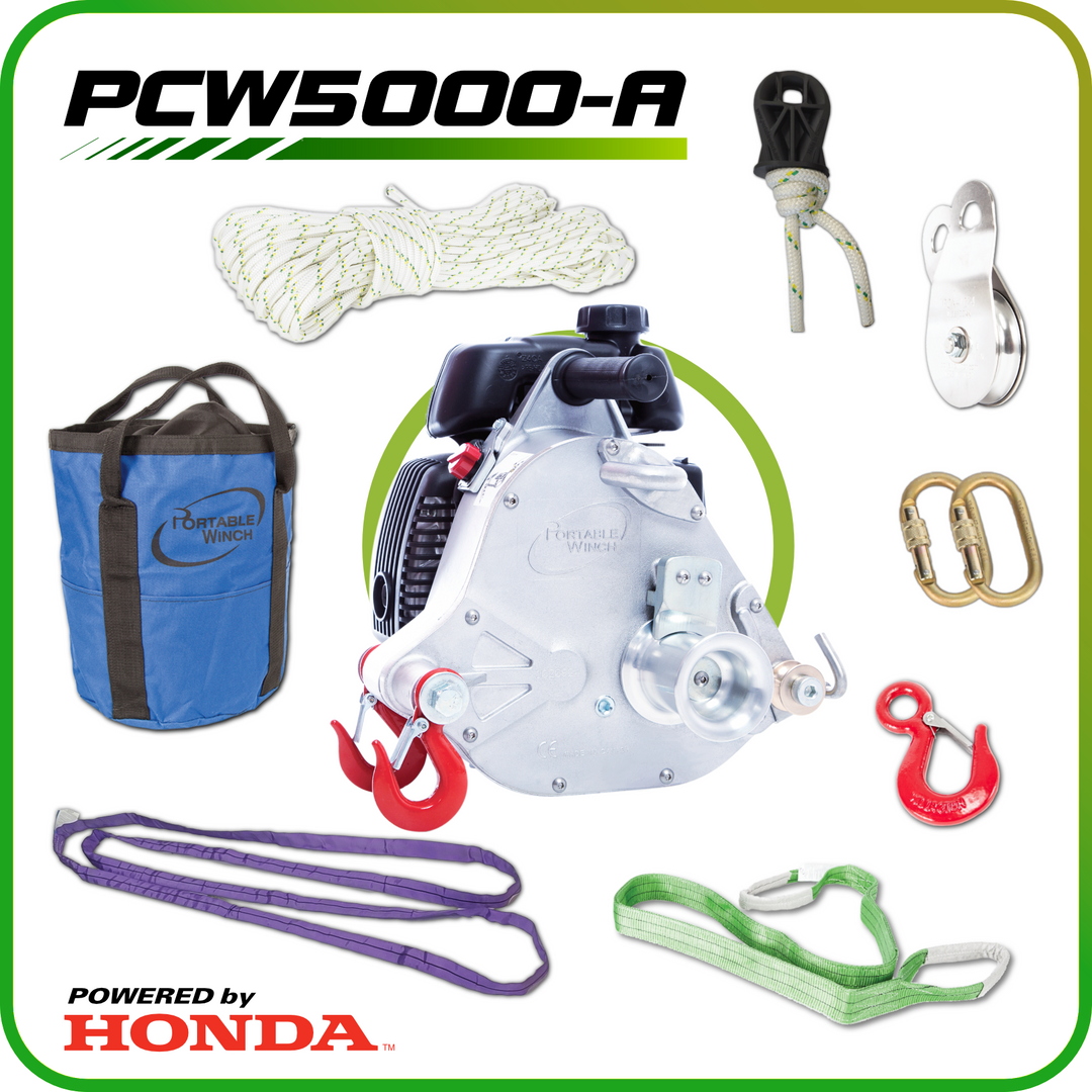 GXH50 Petrol-Powered Portable Winch