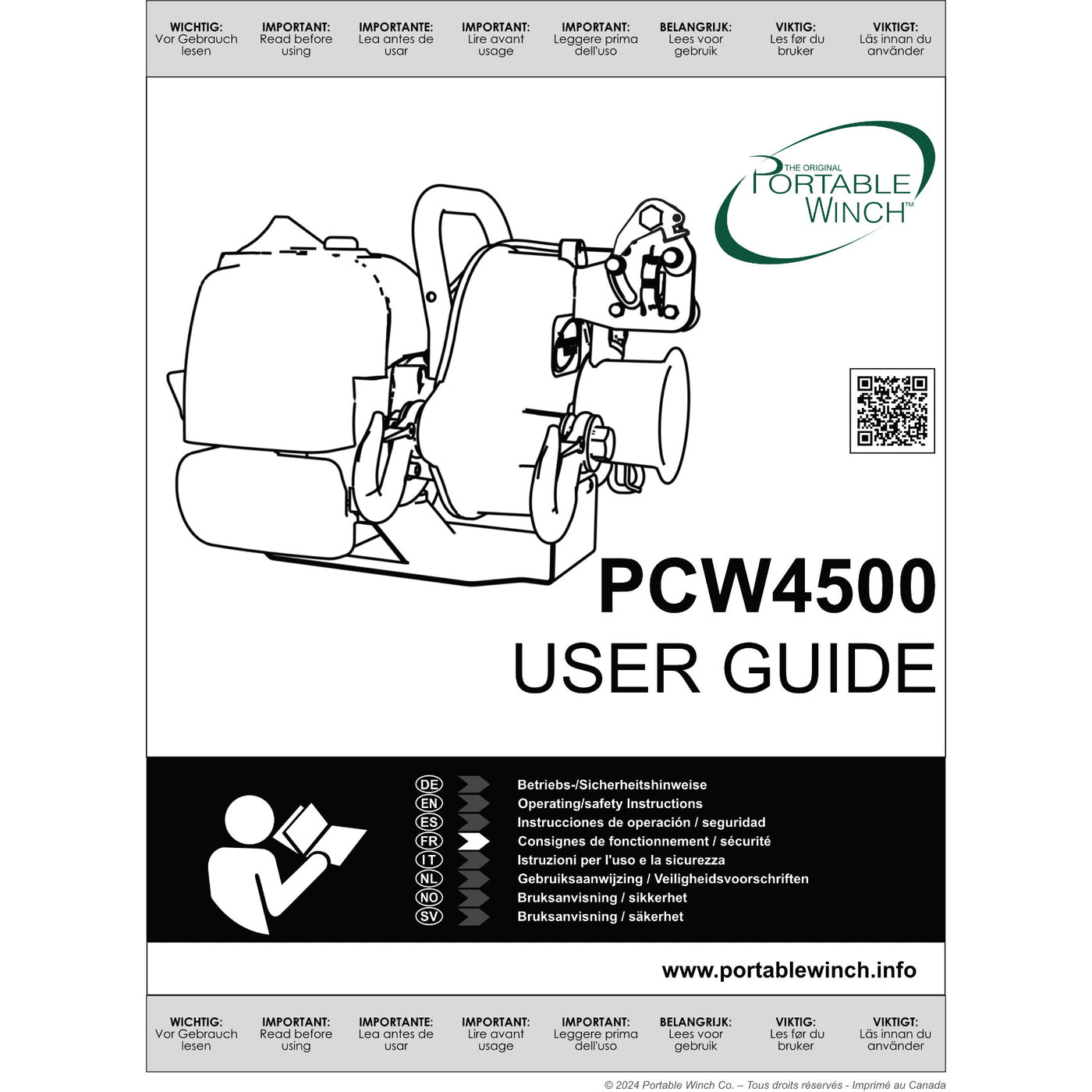 PCW4500 <BR>USER GUIDE