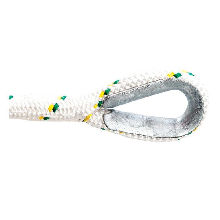 Ø 12 MM <br>CORDES EN POLYESTER DOUBLE TRESSE AVEC ÉPISSURES ET COSSES