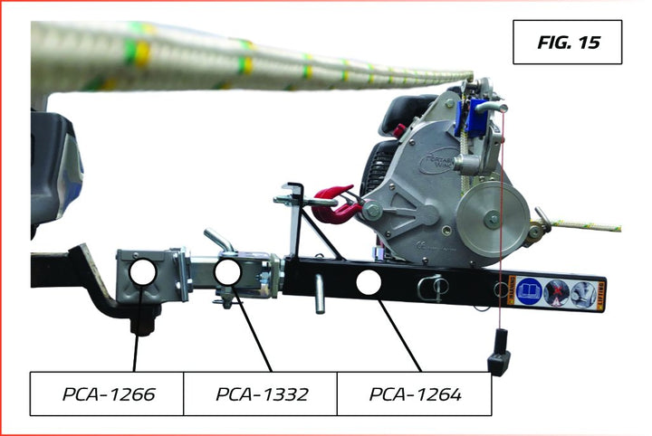 ANCRAGE PIVOTANT POUR SUPPORTS DE TIRE VERTICALE