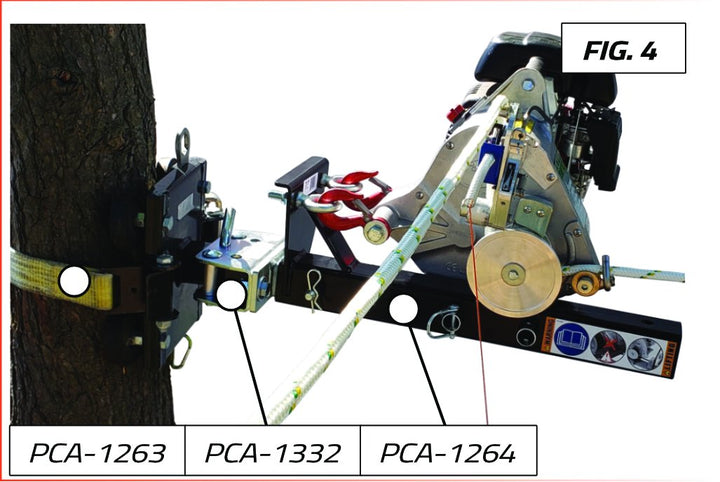 ANCRAGE PIVOTANT POUR SUPPORTS DE TIRE VERTICALE