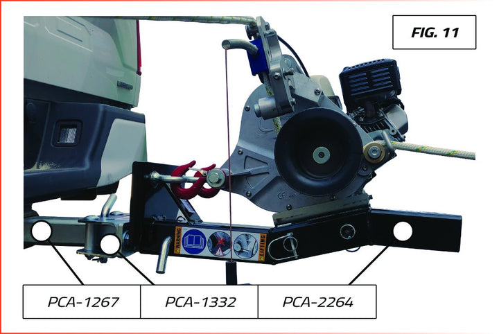 ANCRAGE PIVOTANT POUR SUPPORTS DE TIRE VERTICALE
